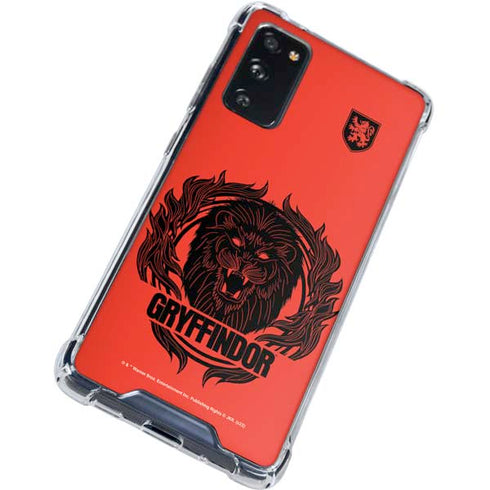 Wizarding Worlds Harry Potter Gryffindor Illustration Galaxy S20 FE Clear Case