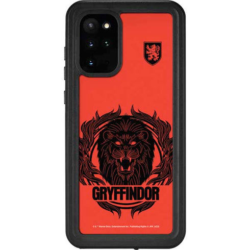 Wizarding Worlds Harry Potter Gryffindor Illustration Galaxy S20 Plus Waterproof Case