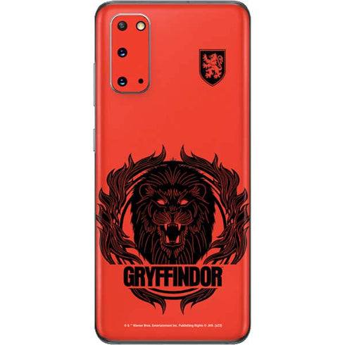 Wizarding Worlds Harry Potter Gryffindor Illustration Galaxy S20 Skin