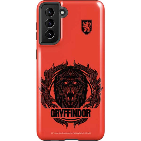 Wizarding Worlds Harry Potter Gryffindor Illustration Galaxy S21 Plus 5G Pro Case