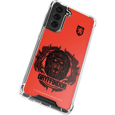 Wizarding Worlds Harry Potter Gryffindor Illustration Galaxy S22 Clear Case