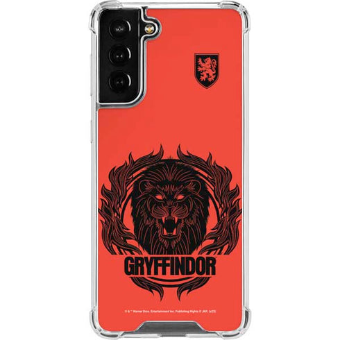 Wizarding Worlds Harry Potter Gryffindor Illustration Galaxy S22 Plus Clear Case