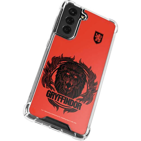 Wizarding Worlds Harry Potter Gryffindor Illustration Galaxy S22 Plus Clear Case