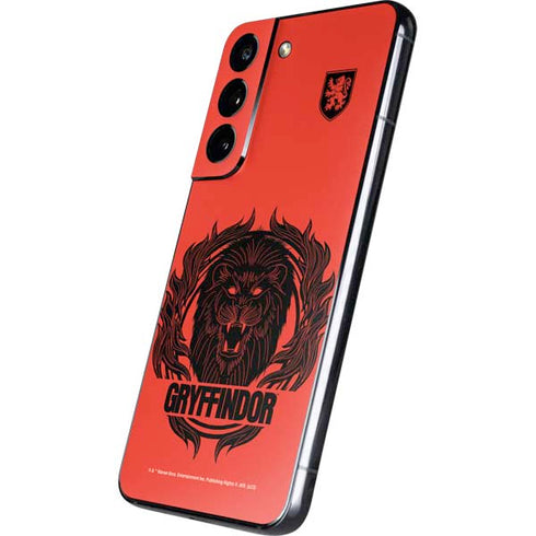 Wizarding Worlds Harry Potter Gryffindor Illustration Galaxy S22 Skin