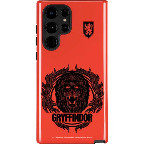 Wizarding Worlds Harry Potter Gryffindor Illustration Galaxy S22 Ultra Pro Case