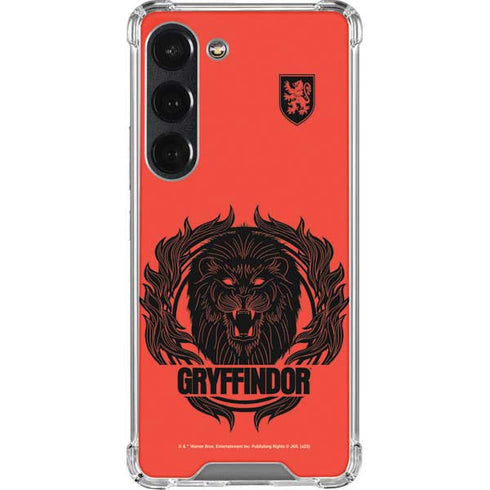 Wizarding Worlds Harry Potter Gryffindor Illustration Galaxy S23 Clear Case