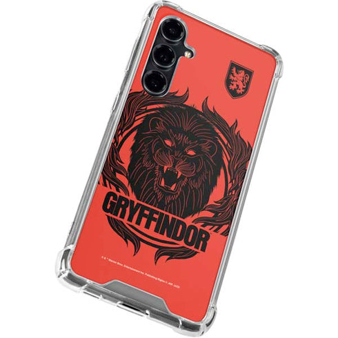 Wizarding Worlds Harry Potter Gryffindor Illustration Galaxy S23 FE Clear Case