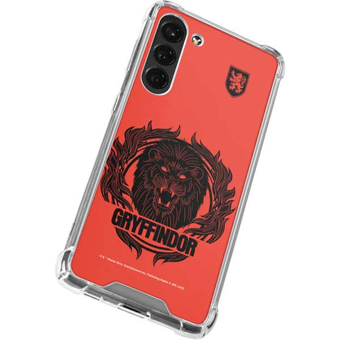 Wizarding Worlds Harry Potter Gryffindor Illustration Galaxy S23 Plus Clear Case
