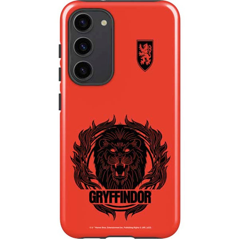 Wizarding Worlds Harry Potter Gryffindor Illustration Galaxy S23 Plus Pro Case
