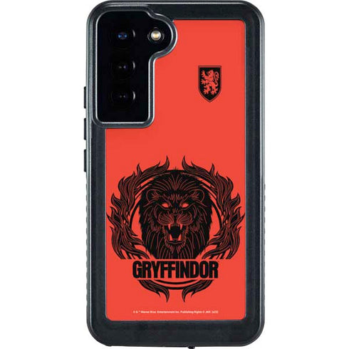 Wizarding Worlds Harry Potter Gryffindor Illustration Galaxy S23 Plus Waterproof Case