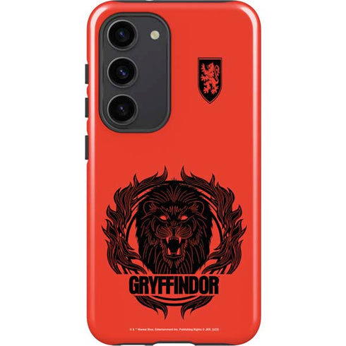 Wizarding Worlds Harry Potter Gryffindor Illustration Galaxy S23 Pro Case