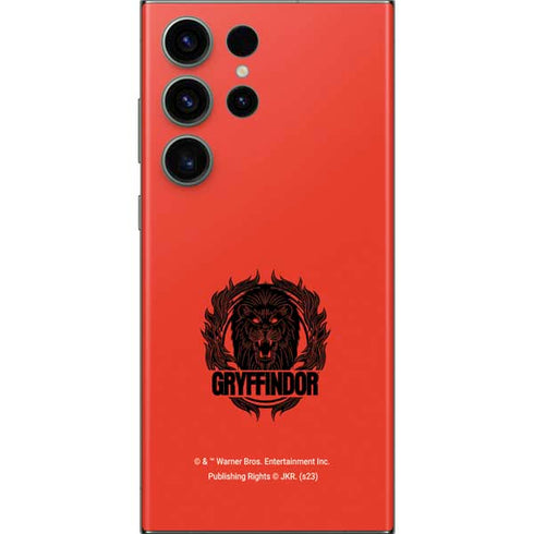 Wizarding Worlds Harry Potter Gryffindor Illustration Galaxy S23 Ultra Skin