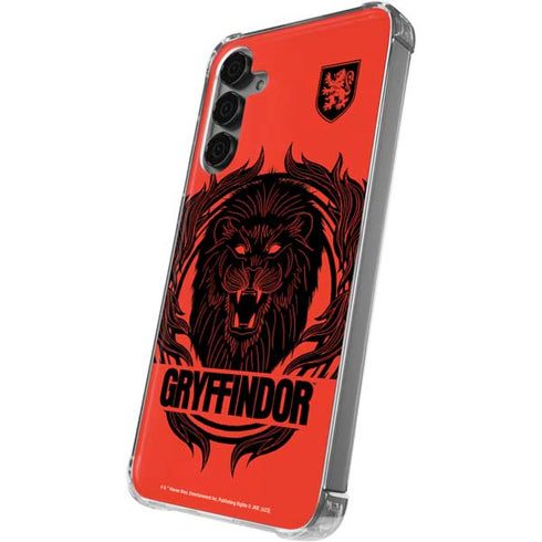 Wizarding Worlds Harry Potter Gryffindor Illustration Galaxy S24 Plus Clear Case
