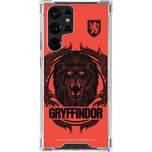 Wizarding Worlds Harry Potter Gryffindor Illustration Galaxy S24 Ultra Clear Case