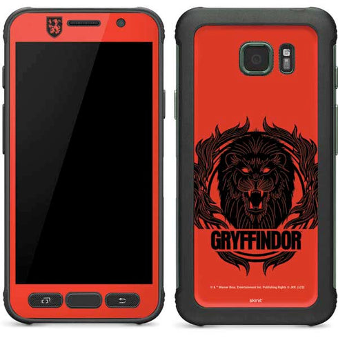 Wizarding Worlds Harry Potter Gryffindor Illustration Galaxy S7 Active Skin