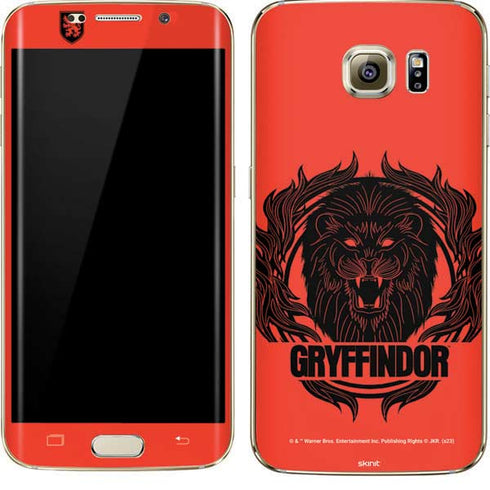 Wizarding Worlds Harry Potter Gryffindor Illustration Galaxy S7 Edge Skin