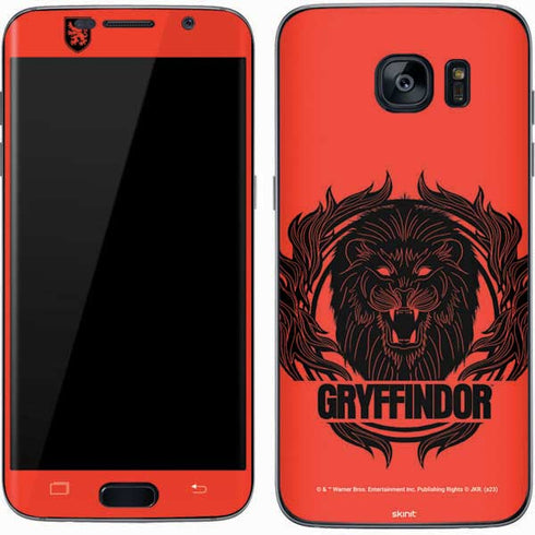 Wizarding Worlds Harry Potter Gryffindor Illustration Galaxy S7 Skin