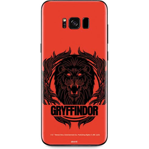 Wizarding Worlds Harry Potter Gryffindor Illustration Galaxy S8 Plus Skin