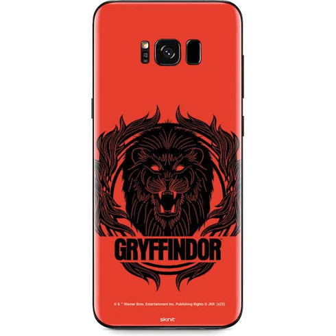 Wizarding Worlds Harry Potter Gryffindor Illustration Galaxy S8 Skin