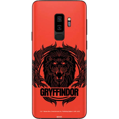 Wizarding Worlds Harry Potter Gryffindor Illustration Galaxy S9 Plus Skin