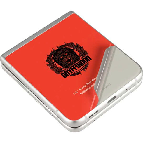 Wizarding Worlds Harry Potter Gryffindor Illustration Galaxy Z Flip3 5G Skin