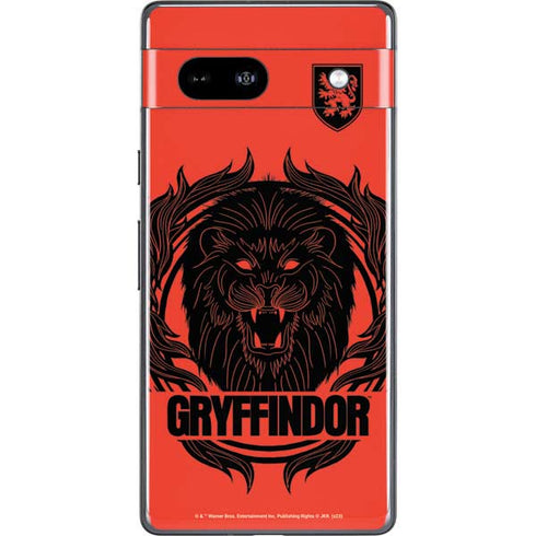 Wizarding Worlds Harry Potter Gryffindor Illustration Google Pixel 7a Skin