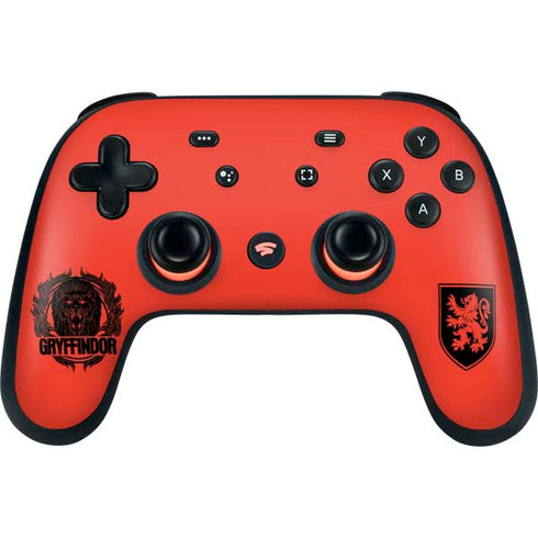 Wizarding Worlds Harry Potter Gryffindor Illustration Google Stadia Controller Skin