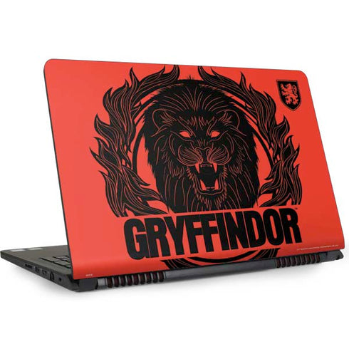 Wizarding Worlds Harry Potter Gryffindor Illustration Dell Inspiron Skin