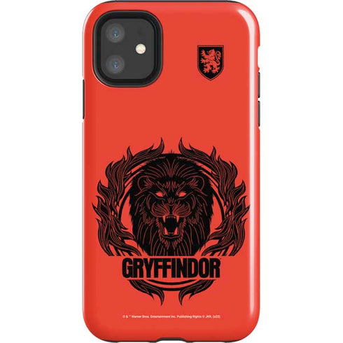 Wizarding Worlds Harry Potter Gryffindor Illustration iPhone 11 Impact Case