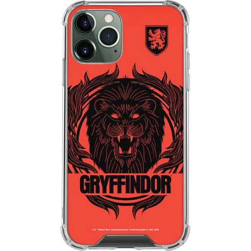 Wizarding Worlds Harry Potter Gryffindor Illustration iPhone 11 Pro Max Clear Case