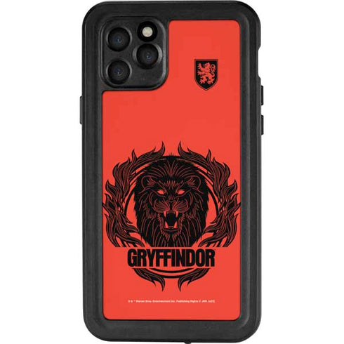 Wizarding Worlds Harry Potter Gryffindor Illustration iPhone 11 Pro Waterproof Case