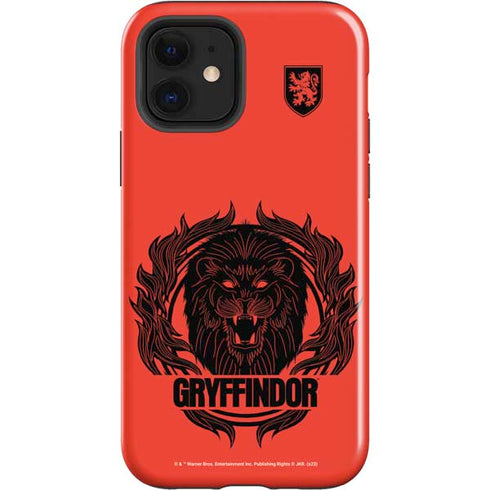 Wizarding Worlds Harry Potter Gryffindor Illustration iPhone 12 Impact Case