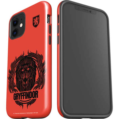 Wizarding Worlds Harry Potter Gryffindor Illustration iPhone 12 Impact Case