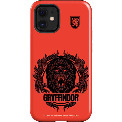 Wizarding Worlds Harry Potter Gryffindor Illustration iPhone 12 Mini Impact Case