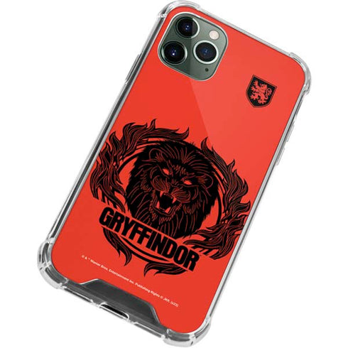 Wizarding Worlds Harry Potter Gryffindor Illustration iPhone 12 Pro Clear Case