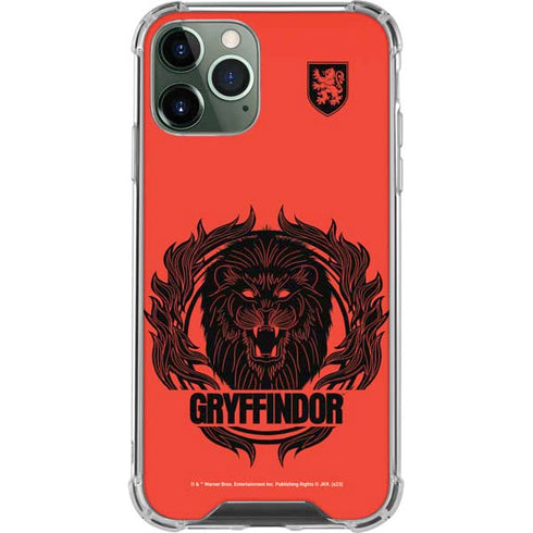 Wizarding Worlds Harry Potter Gryffindor Illustration iPhone 12 Pro Max Clear Case