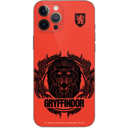 Wizarding Worlds Harry Potter Gryffindor Illustration iPhone 12 Pro Max Skin