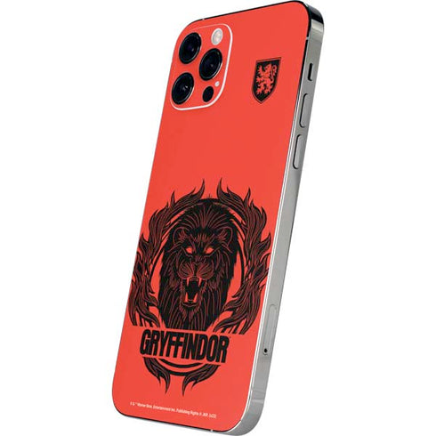 Wizarding Worlds Harry Potter Gryffindor Illustration iPhone 12 Pro Max Skin