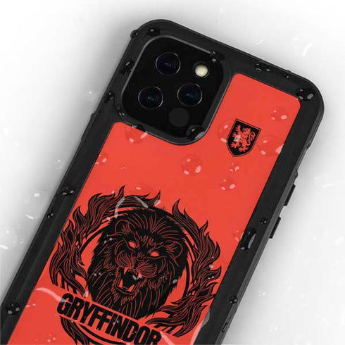 Wizarding Worlds Harry Potter Gryffindor Illustration iPhone 12 Pro Max Waterproof Case