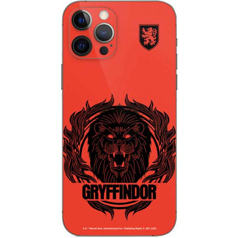 Wizarding Worlds Harry Potter Gryffindor Illustration iPhone 12 Pro Skin