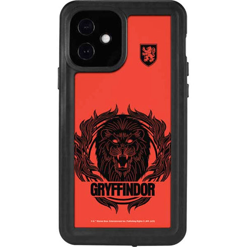 Wizarding Worlds Harry Potter Gryffindor Illustration iPhone 12 Waterproof Case