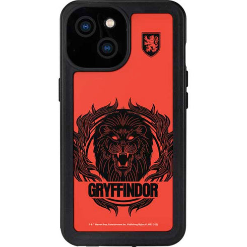 Wizarding Worlds Harry Potter Gryffindor Illustration iPhone 13 Mini Waterproof Case