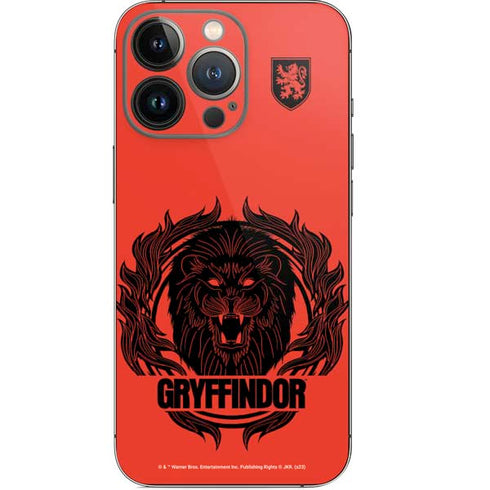 Wizarding Worlds Harry Potter Gryffindor Illustration iPhone 13 Pro Skin