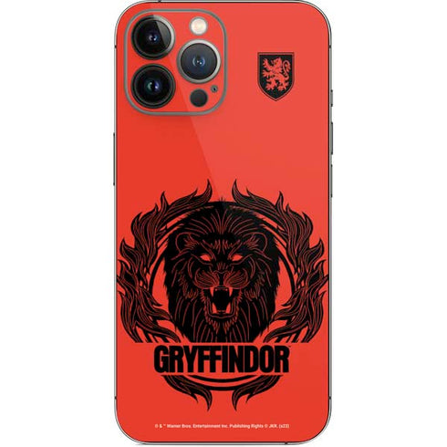 Wizarding Worlds Harry Potter Gryffindor Illustration iPhone 14 Pro Max Skin