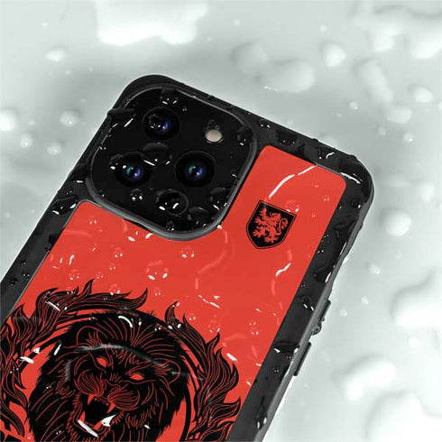 Wizarding Worlds Harry Potter Gryffindor Illustration iPhone 14 Pro Waterproof Case
