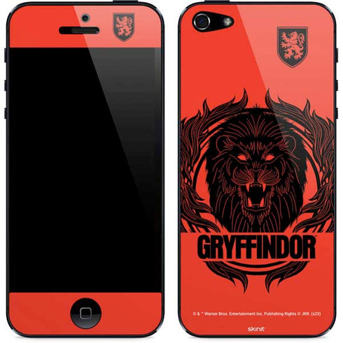 Wizarding Worlds Harry Potter Gryffindor Illustration iPhone 5/5s/5SE Skin