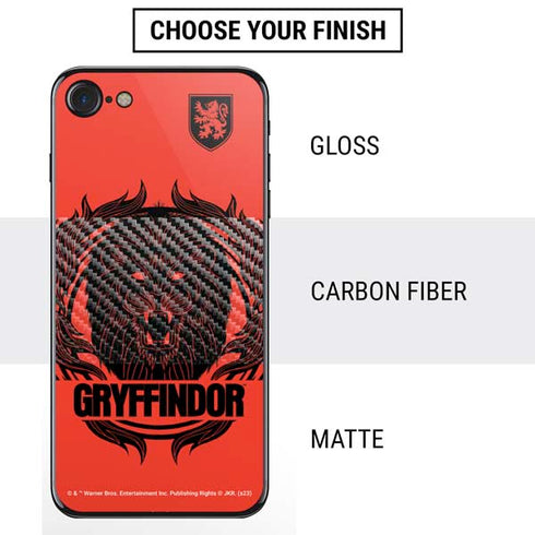 Wizarding Worlds Harry Potter Gryffindor Illustration iPhone SE (2nd & 3rd Gen) Skin