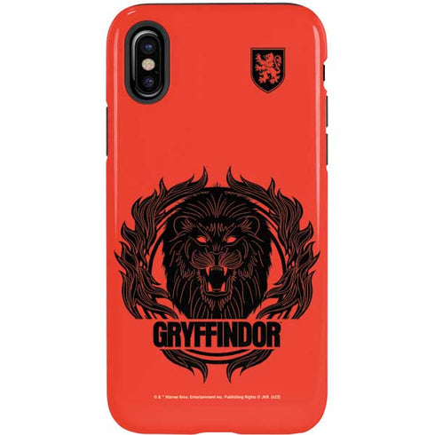 Wizarding Worlds Harry Potter Gryffindor Illustration iPhone X Pro Case