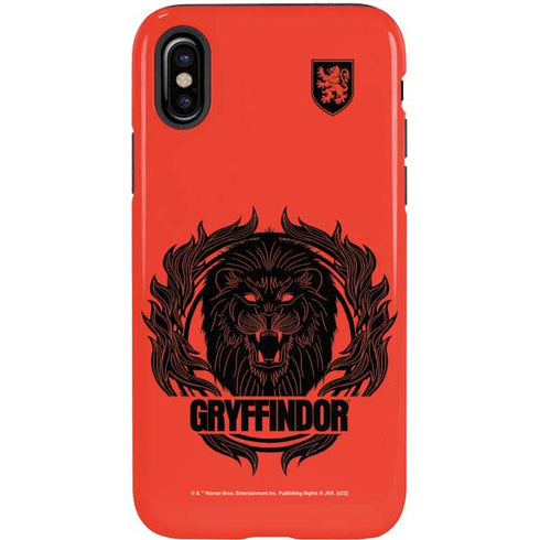 Wizarding Worlds Harry Potter Gryffindor Illustration iPhone XS Pro Case