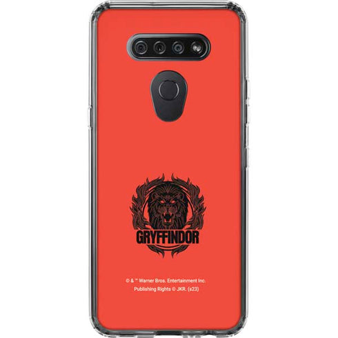 Wizarding Worlds Harry Potter Gryffindor Illustration LG K51/Q51 Clear Case